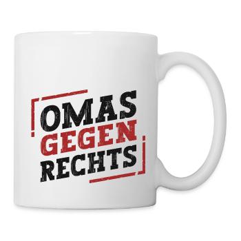 Omas Gegen Rechts - Tasse - Weiß - Rechts