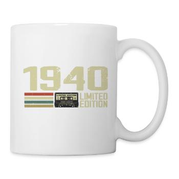 Né en 1940 - Vintage 1940 - 84e Anniversaire Rétro - Mug blanc - blanc - Droite