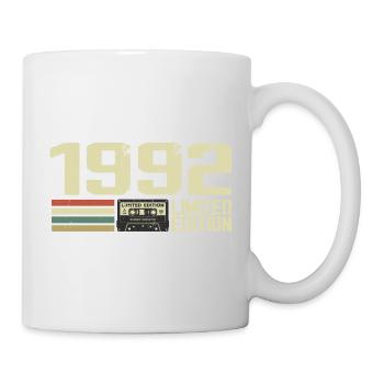Né en 1992 - Vintage 1992 - 32e Anniversaire Rétro - Mug blanc - blanc - Droite