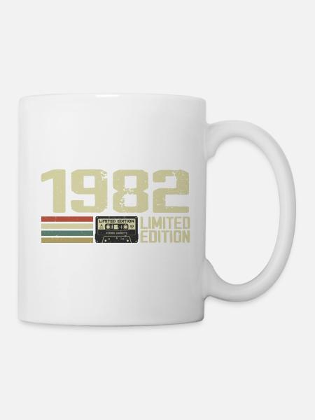 Né en 1982 - Vintage 1982 - 42e Anniversaire Rétro - Mug blanc - blanc