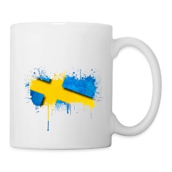 Schweden Flaka Schwedisch Schwedisch Schwedisch Nordisch - Tasse - Weiß - Rechts