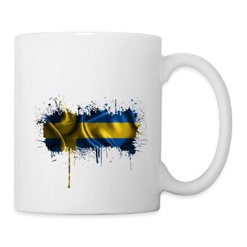 Schweden Flaka Schwedisch Schwedisch Schwedisch Nordisch - Tasse - Weiß - Rechts