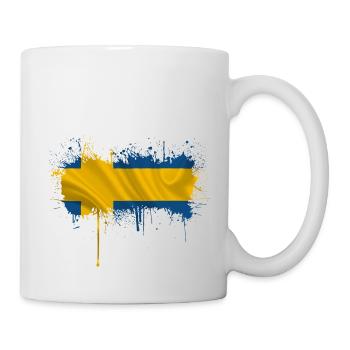 Schweden Flaka Schwedisch Schwedisch Schwedisch Nordisch - Tasse - Weiß - Rechts