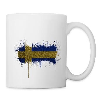 Schweden Flaka Schwedisch Schwedisch Schwedisch Nordisch - Tasse - Weiß - Rechts