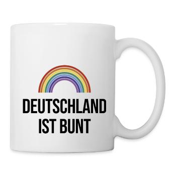 Germany is colorful in rainbow colors - Mug - white - Right