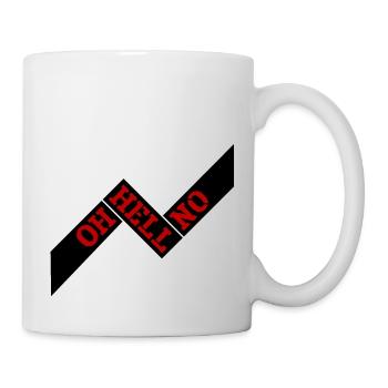 Oh l’enfer non oh l’enfer pas de sarcasme drôle - Mug blanc - blanc - Droite