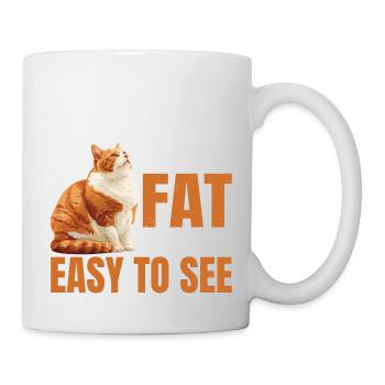 I'm Not Fat, I'm Just Easy To See 42 - Mug - white - Right