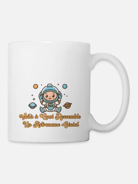 Voilà à quoi ressemble un astronome génial - Mug blanc - blanc