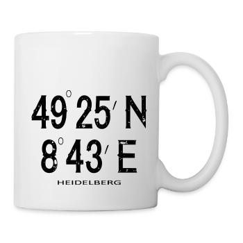 Mannheim Monnem Mannheimat - Tasse - Weiß - Rechts