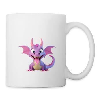 Wer sagt das ein Monster nicht niedlich aussieht? - Tasse - Weiß - Rechts