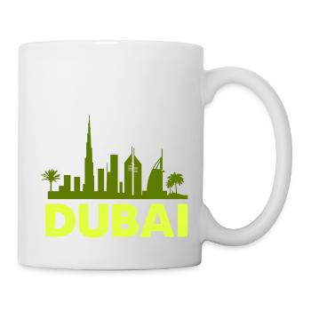 dubai skyline 02 - Tasse - Weiß - Rechts