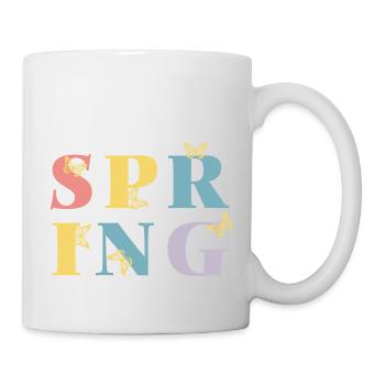Enfin le printemps ! - Mug blanc - blanc - Droite