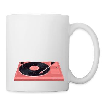 Vous avez des disques ? Vinyle Fan Vintage - Mug blanc - blanc - Droite