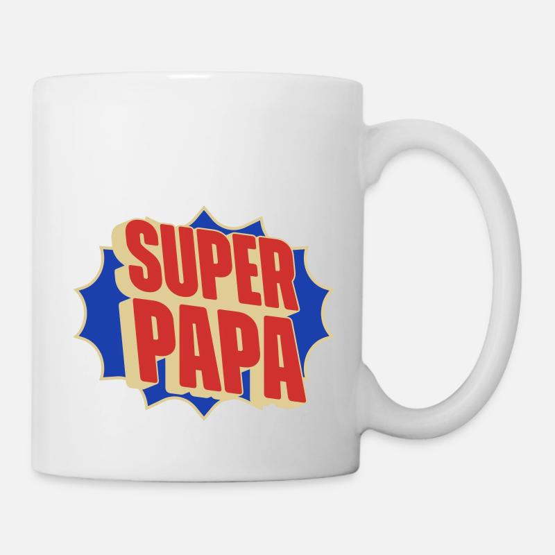 Super Papa - Mug blanc - blanc