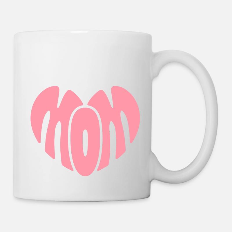 Coeur de maman - Mug blanc - blanc