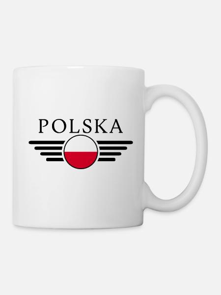 T-shirt de style polonais - Mug blanc - blanc