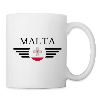 T-shirt de style maltais - Mug blanc - blanc - Droite