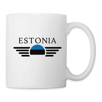 Estonie Style Design T-shirt - Mug blanc - blanc - Droite