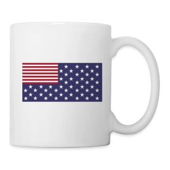Drapeau différent des États-Unis - Mug blanc - blanc - Droite