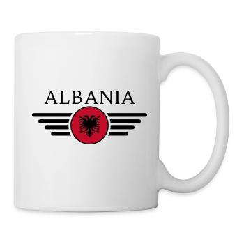 Albania Style Design T-Shirt - Mug - white - Right
