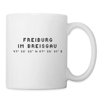 Freiburg im Breisgau coordinates - Mug - white - Right