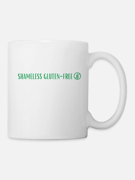 SHAMELESS GLUTEN FREE GREEN - Tasse - Weiß