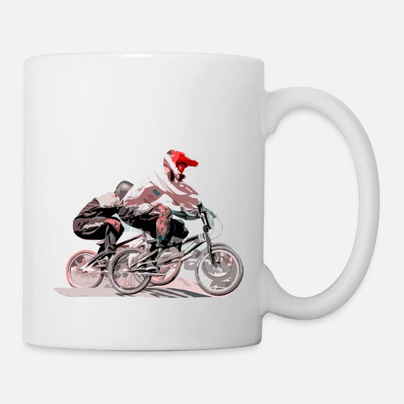 BMX - Tasse - Weiß