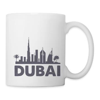 dubai skyline - Tasse - Weiß - Rechts
