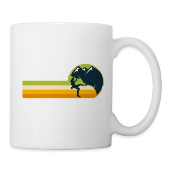 escalade sport climbing bloc mur d escalade - Mug blanc - blanc - Droite