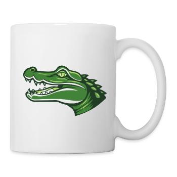 Paul das Krokodil - Tasse - Weiß - Rechts