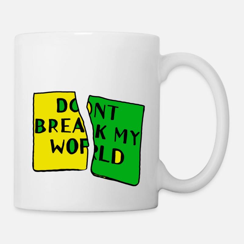dont break my world - Mug blanc - blanc