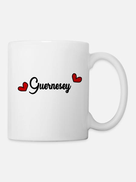 GUERNSEY. INSEL - Tasse - Weiß
