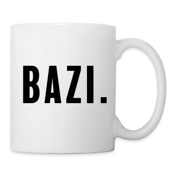 Bazi customs: Bavaria's heart + soul in one word - Mug - white - Right