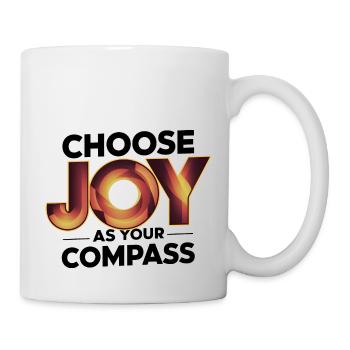 Choose Joy as Your Compass: Digital Art - Mug - white - Right