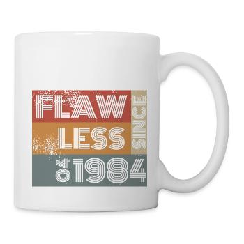 40e anniversaire Impeccable depuis 04/1984 - Mug blanc - blanc - Droite