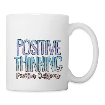 Positive Thinking Positive Outcome 3 - Mug - white - Right