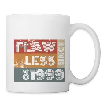 25e anniversaire Impeccable depuis 04/1999 - Mug blanc - blanc - Droite