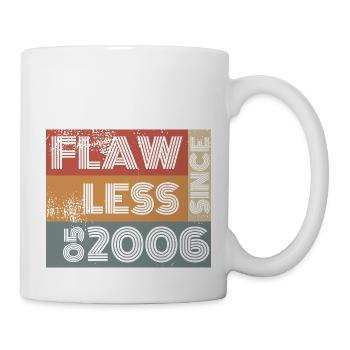 18e anniversaire Impeccable depuis 05/2006 - Mug blanc - blanc - Droite