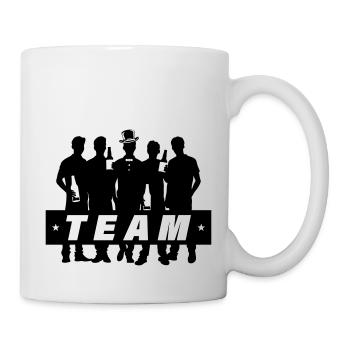 Équipe de palefrenier Bachelor Bachelor - Mug blanc - blanc - Droite