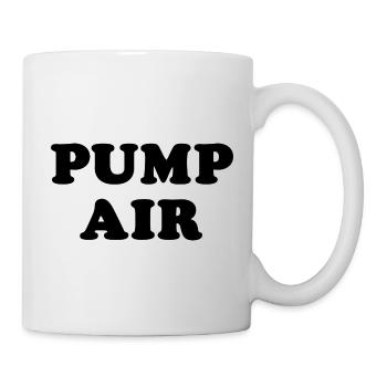 Pump air, fitness, bodybuilding, training - Tasse - Weiß - Rechts