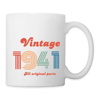Vintage 1941 all original parts - Mug blanc - blanc - Droite
