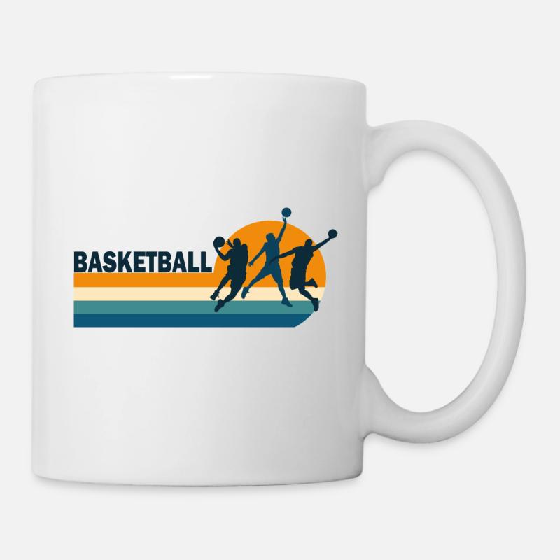Basketball joueur de basket équipe basket - Mug blanc - blanc