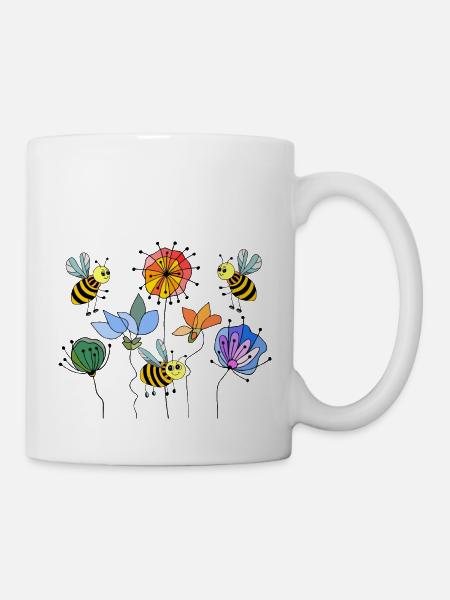 Insekten - Tasse - Weiß