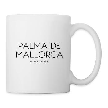 Palma de Mallorca, Balearic Islands, Spain, Mediterranean Sea - Mug - white - Right