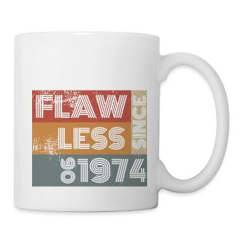 50e anniversaire Impeccable depuis 06/1974 - Mug blanc - blanc - Droite