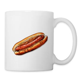 Bratwurst - Mug blanc - blanc - Droite
