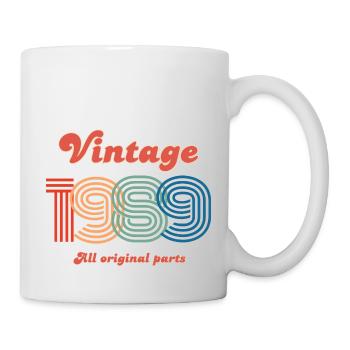 Vintage 1989 all original parts - Mug - white - Right