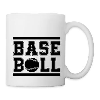 base-ball - Mug blanc - blanc - Droite