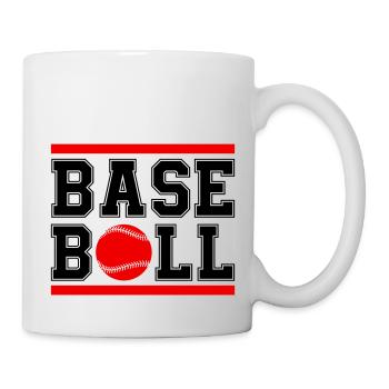 Baseball 1 - Mug blanc - blanc - Droite