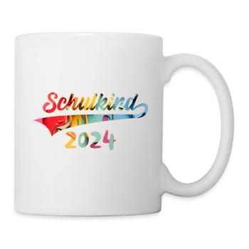 EINSCHULUNG SCHULKIND 2024 SCHULE - Tasse - Weiß - Rechts